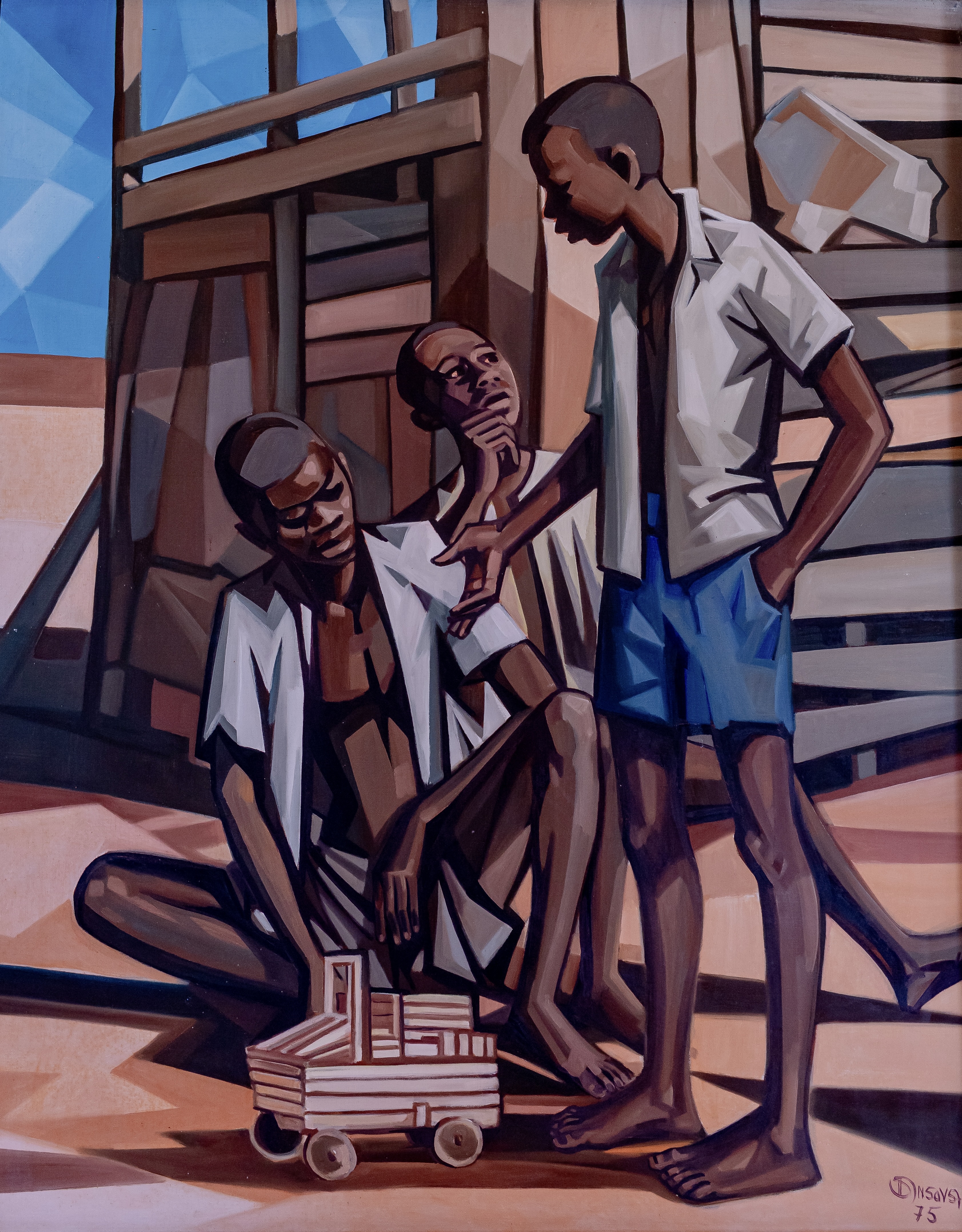 35 | Angola - Luanda, Garotos Brincando