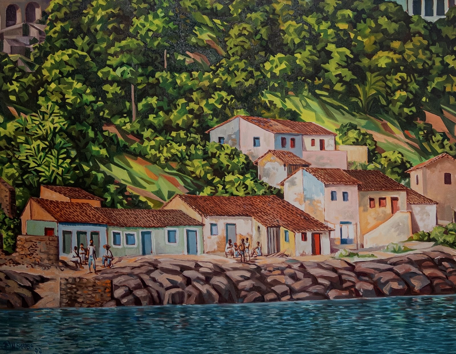 21 | Brasil - Bahia, Salvador, Casario à Beira-mar