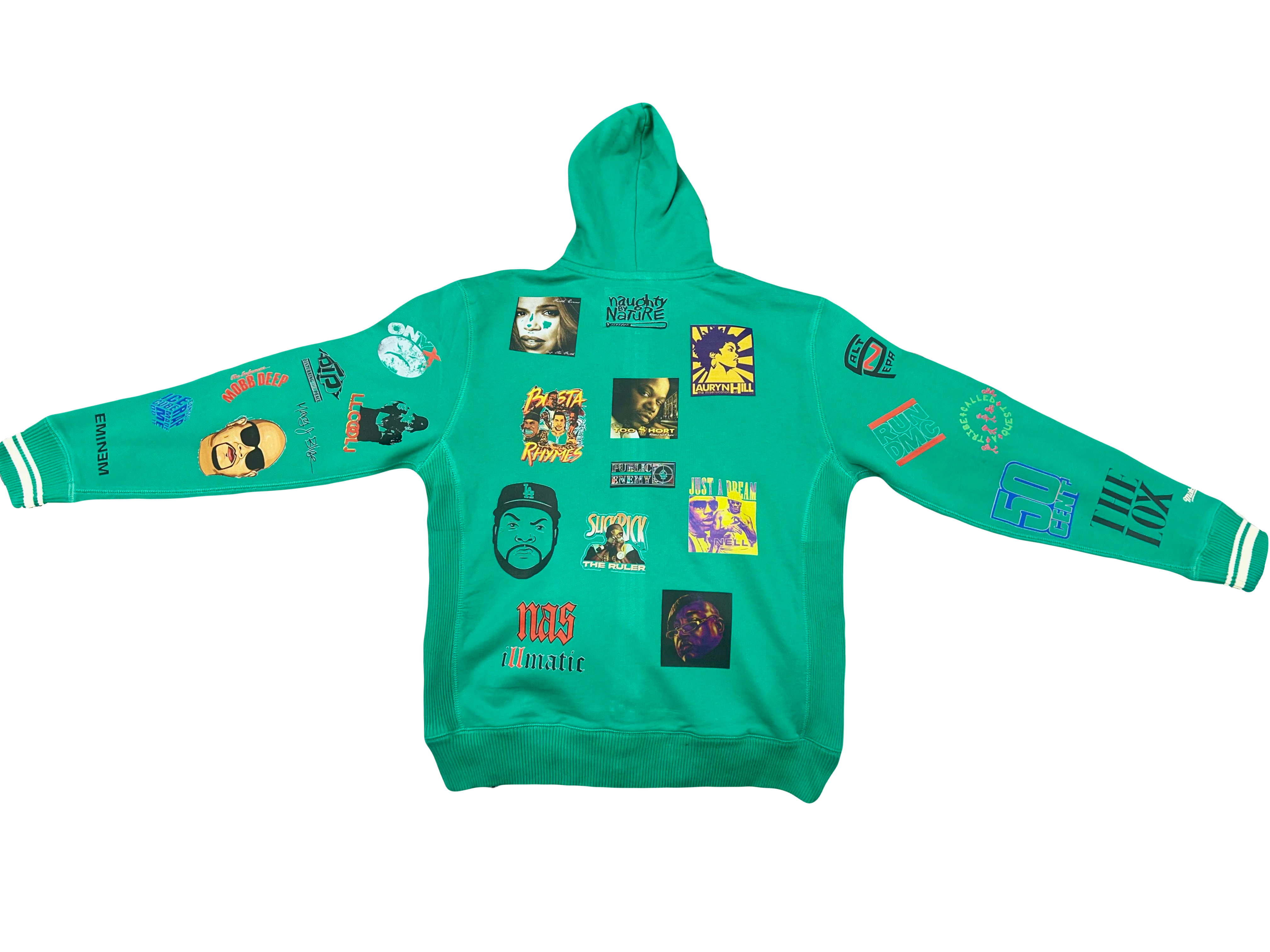 Green Hip Hop's Heroz  Zip-Up Hoodie
