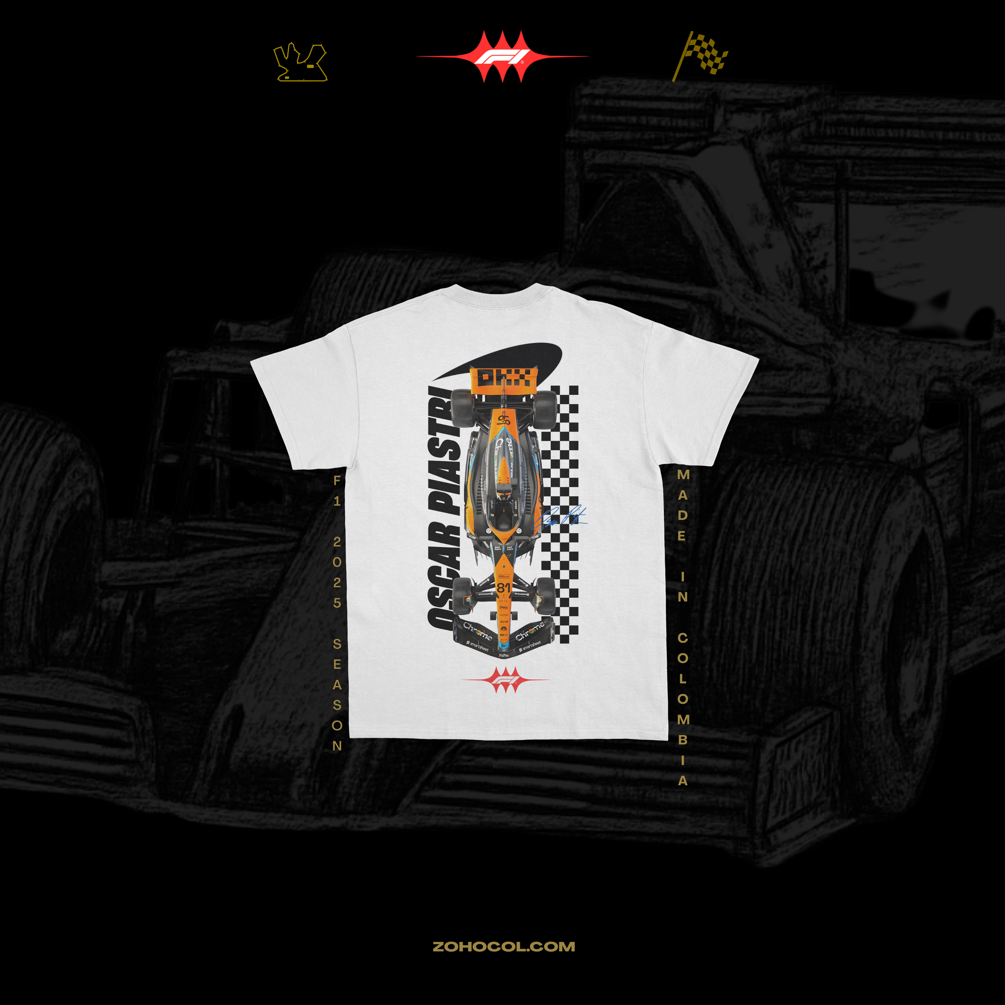 Camiseta Oscar Piastri