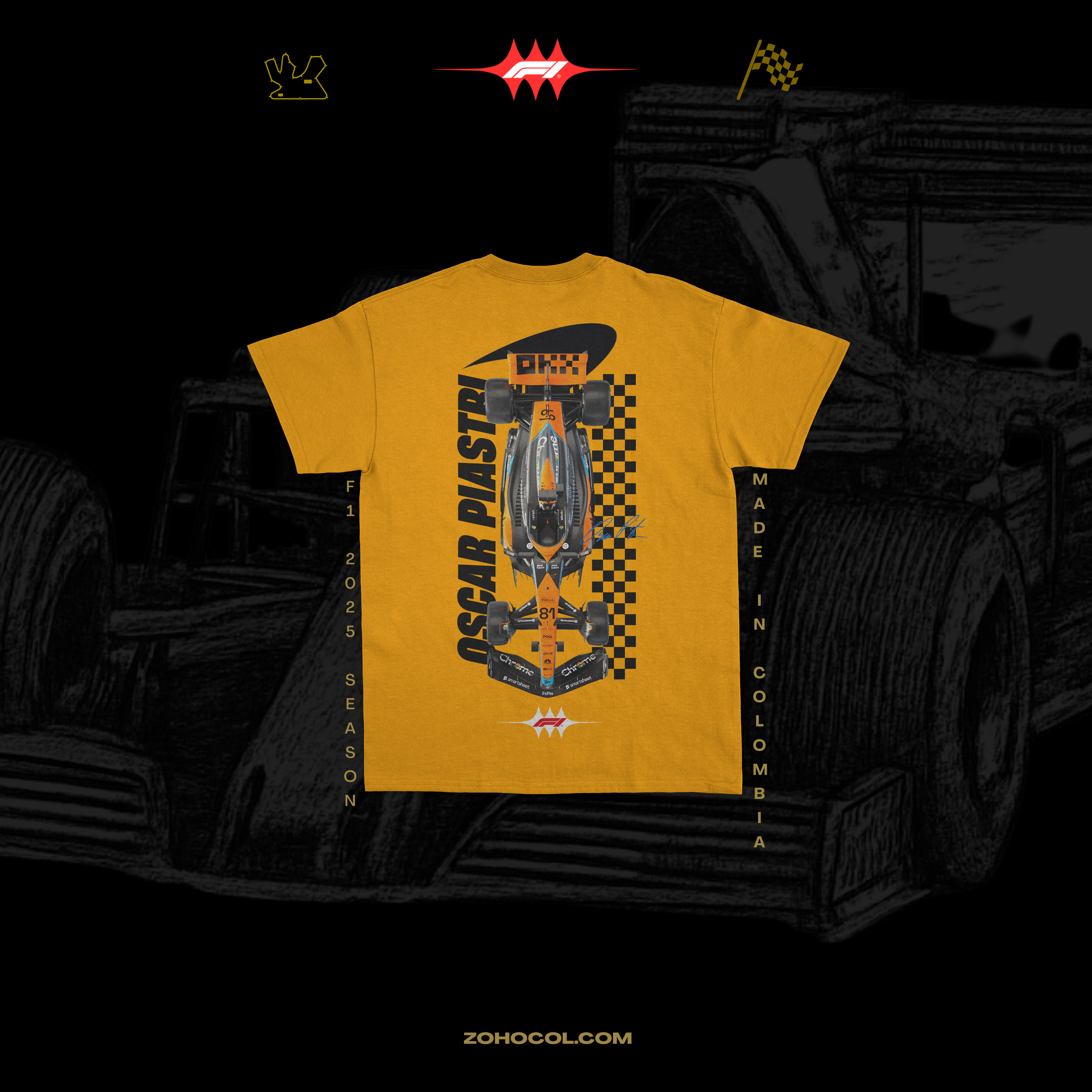 Camiseta Oscar Piastri