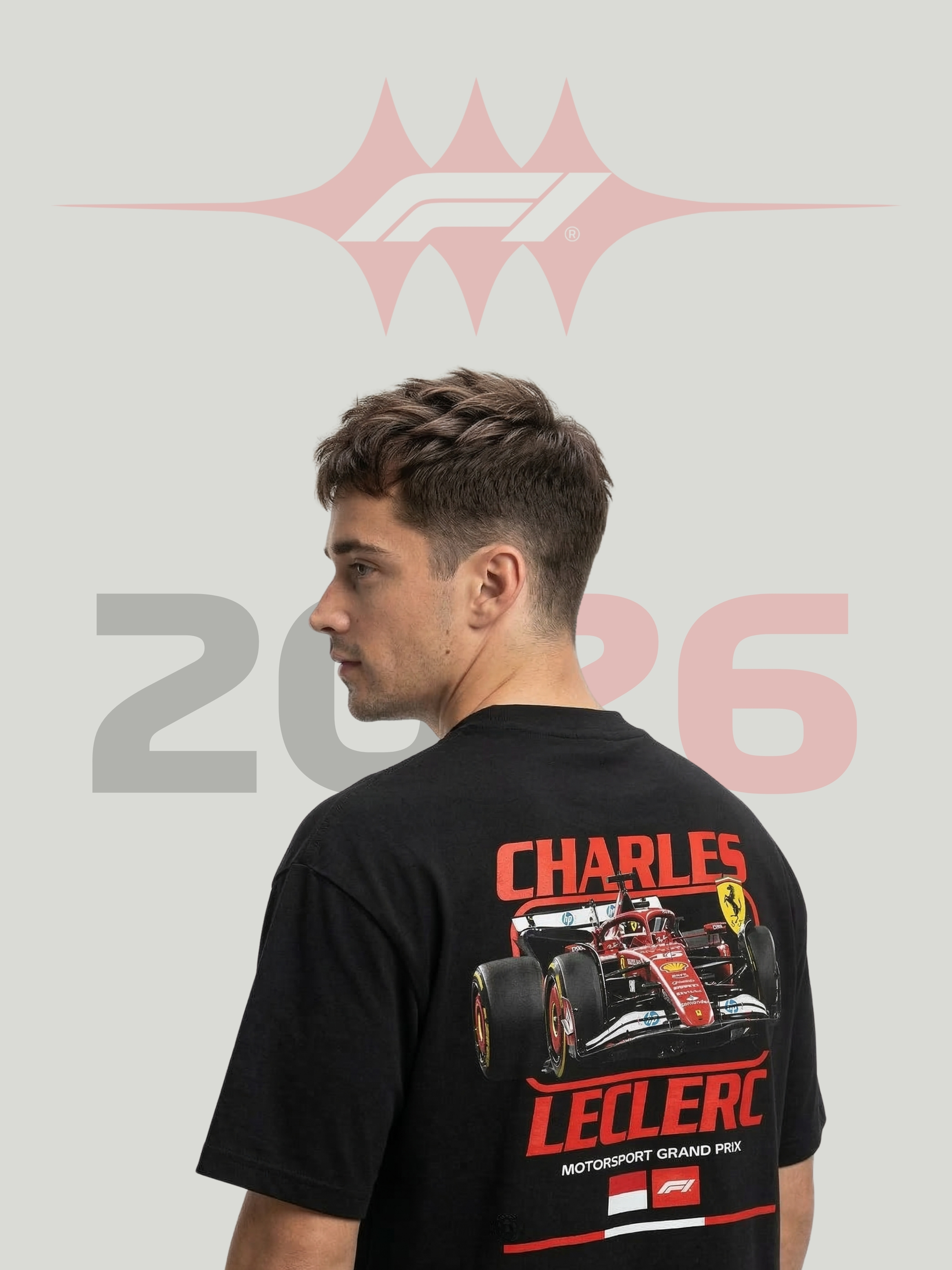 Camiseta F1 Charles Leclerc