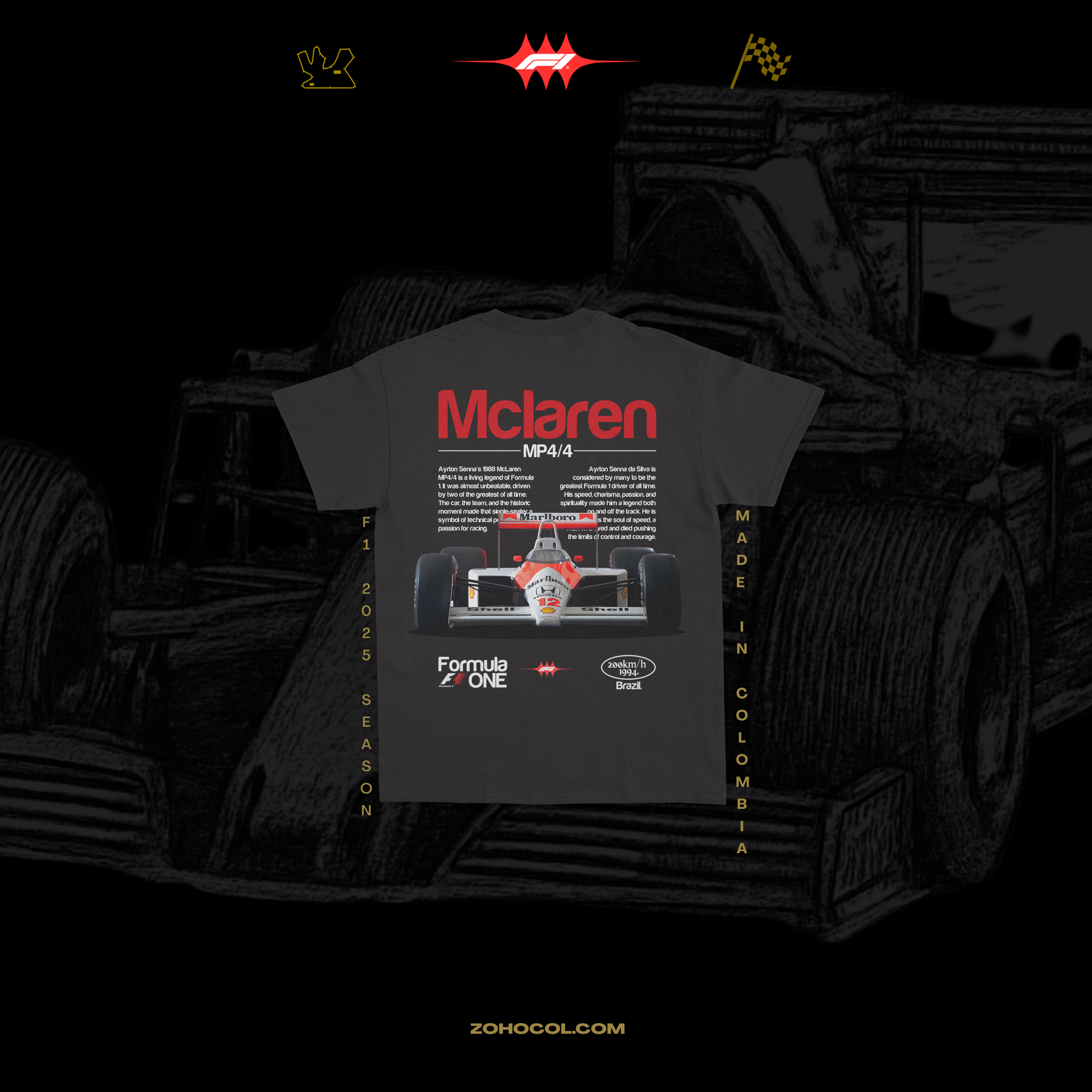Camiseta McLaren MP4/4