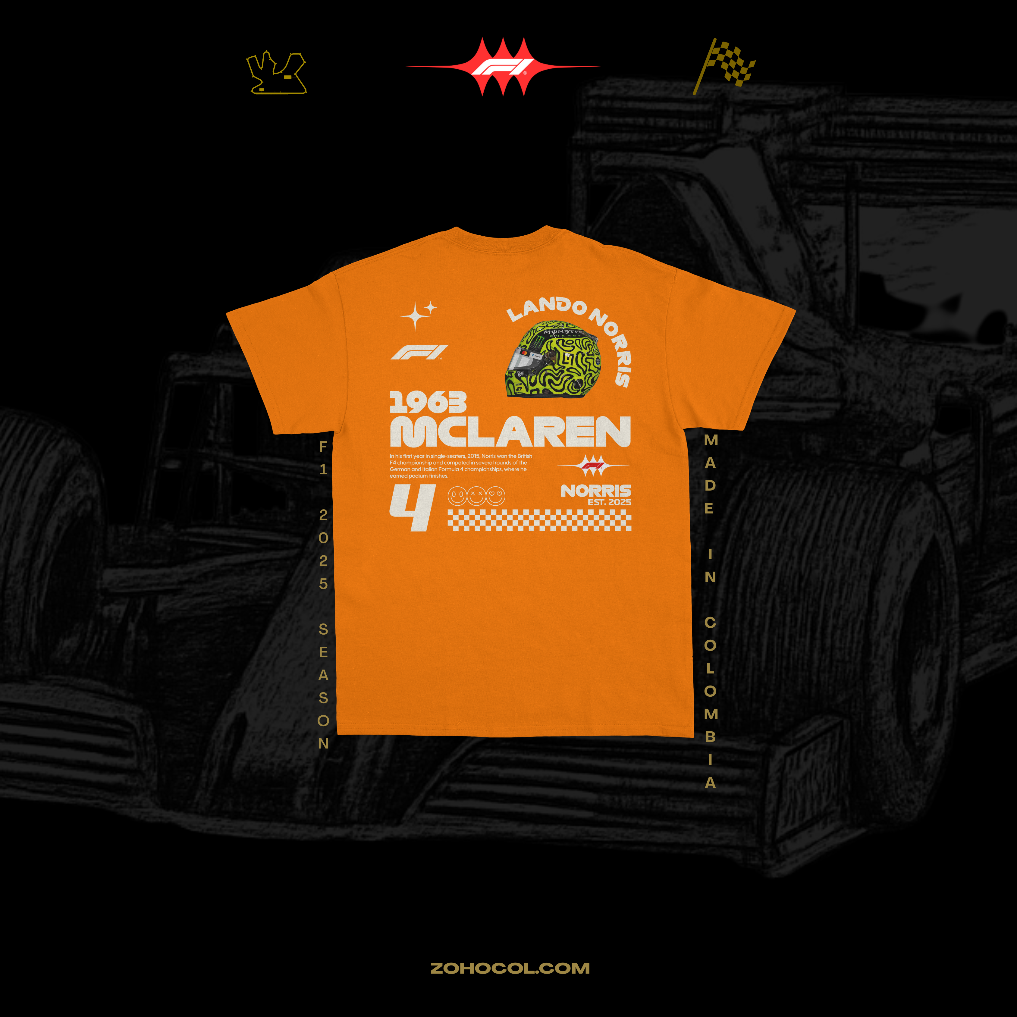 Camiseta Lando Norris McLaren