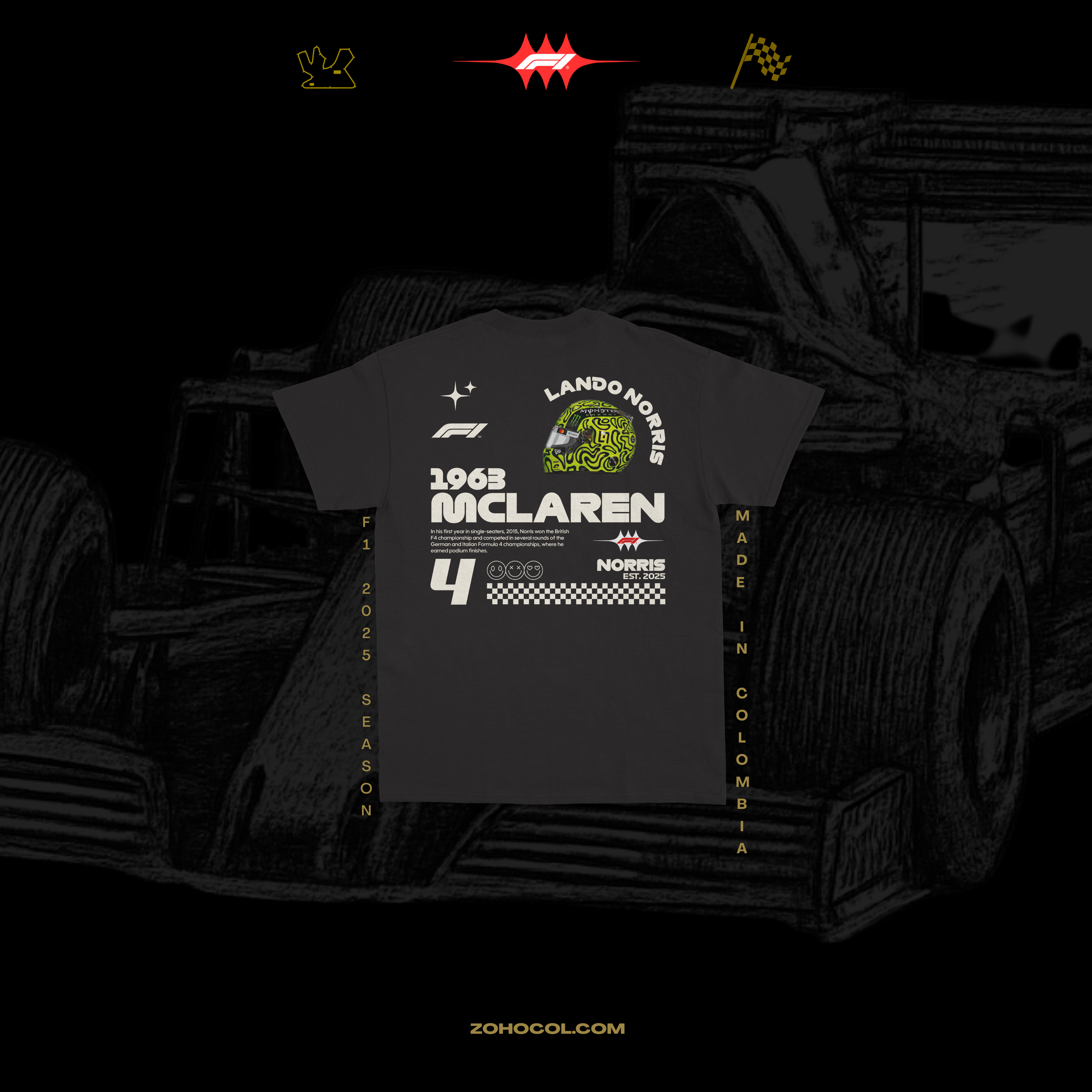 Camiseta Lando Norris McLaren