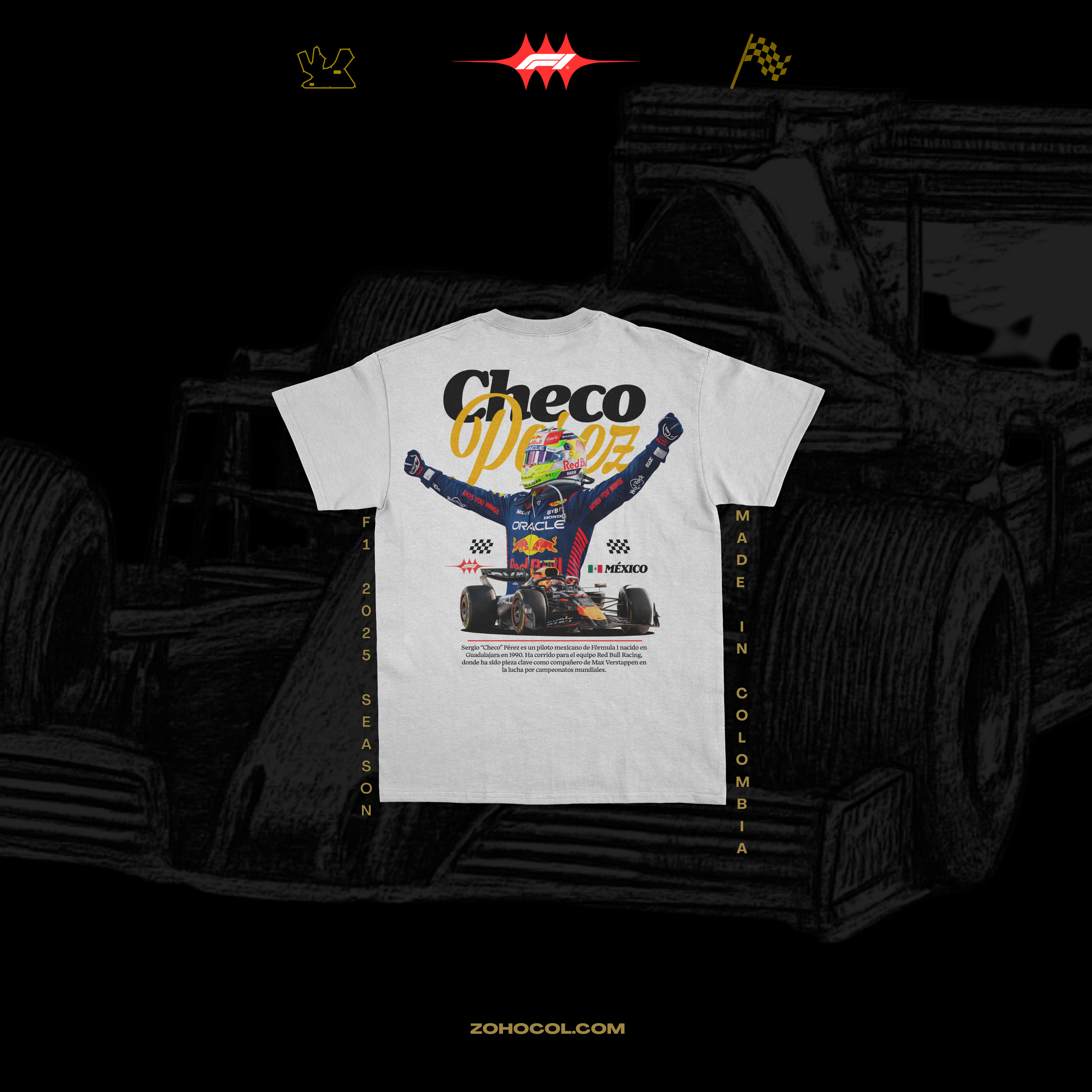 Camiseta Checo Pérez F1