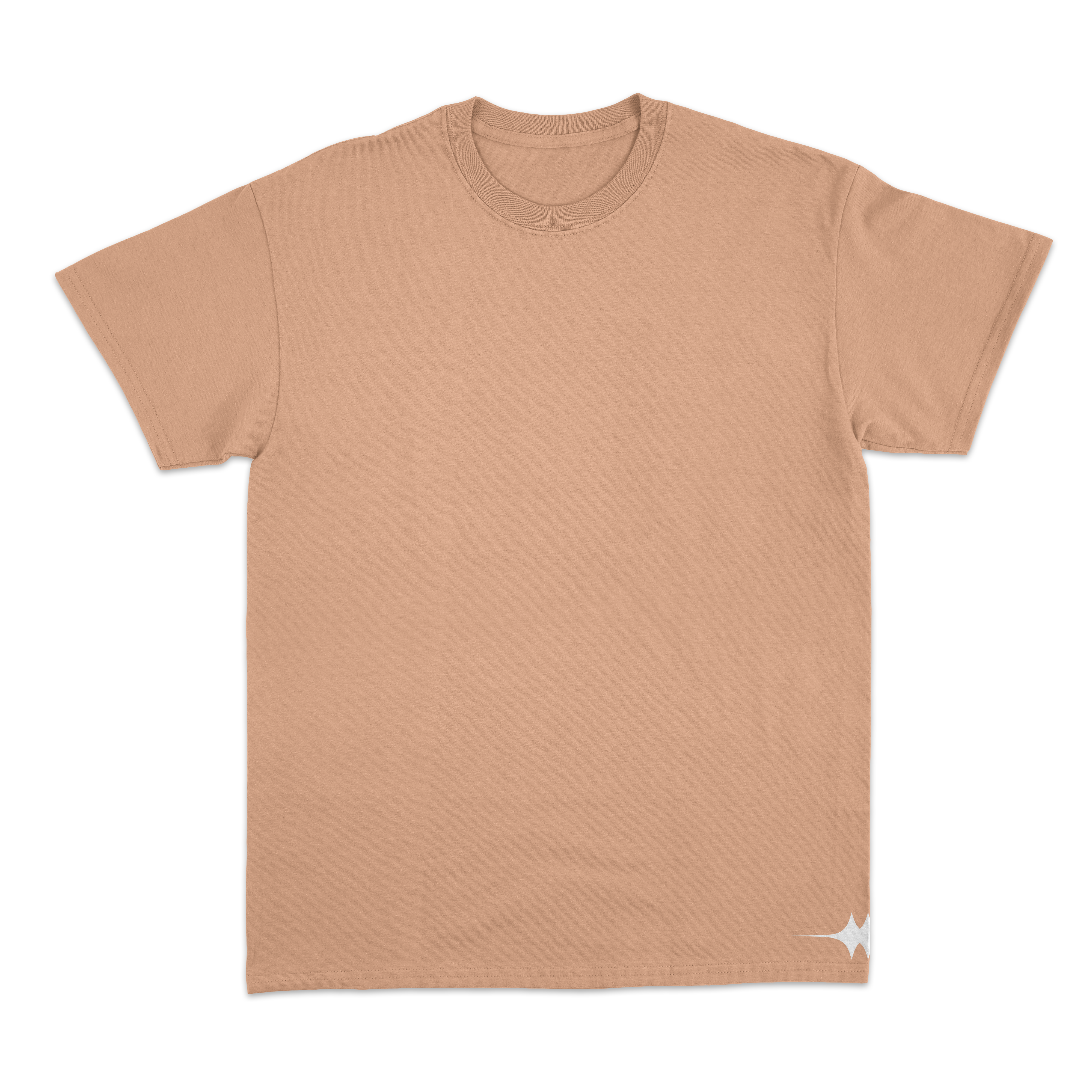 Camiseta beige básica