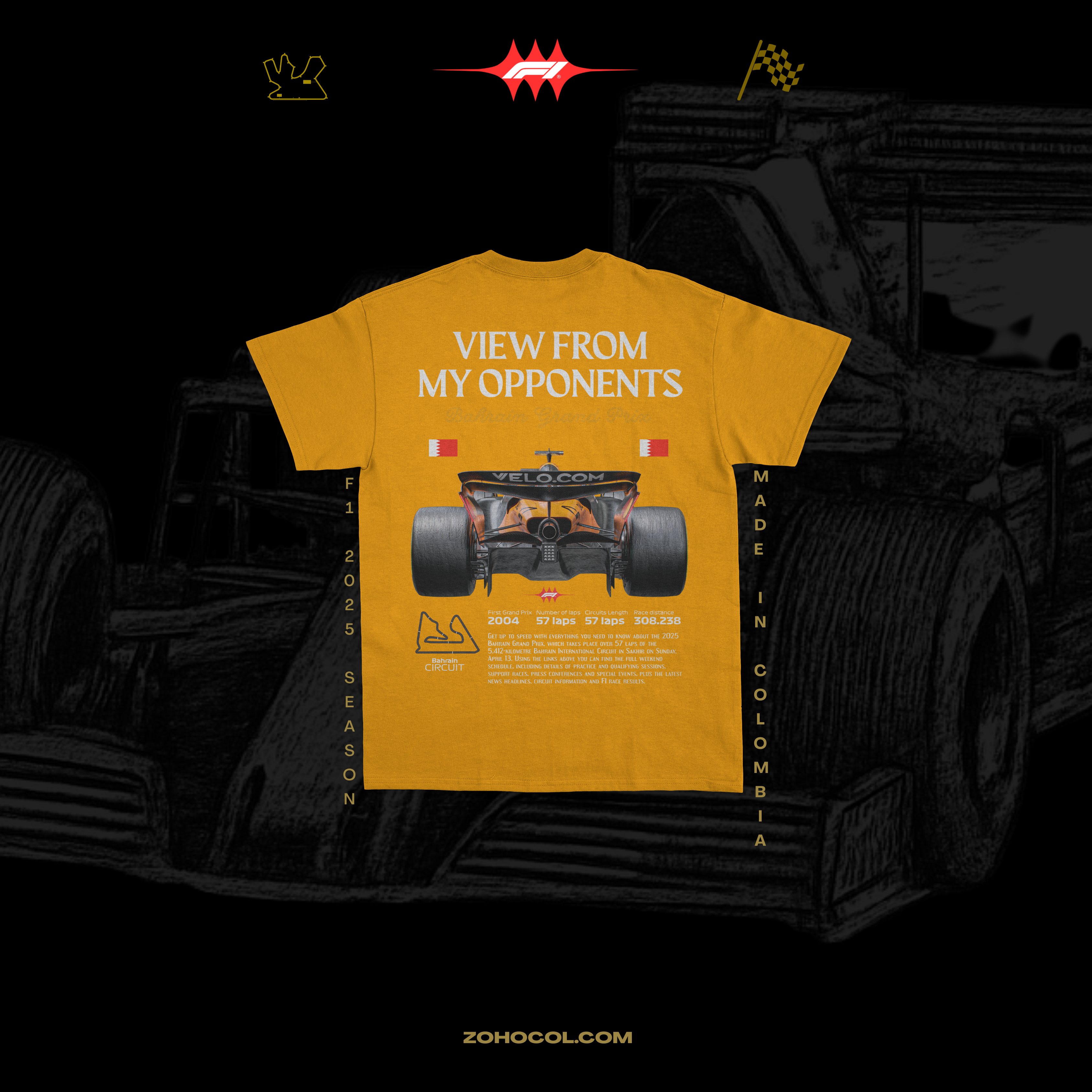 Camiseta de F1 'View From My Opponents'