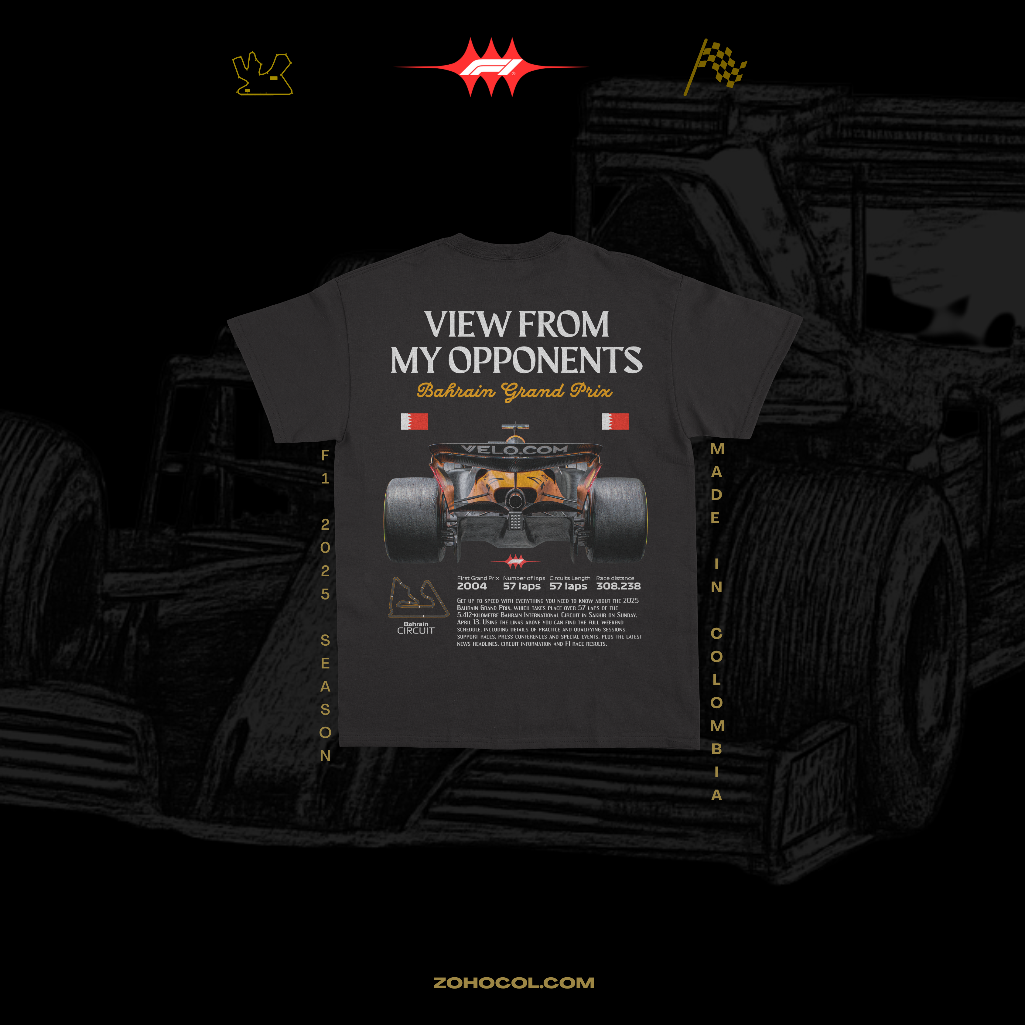 Camiseta de F1 'View From My Opponents'
