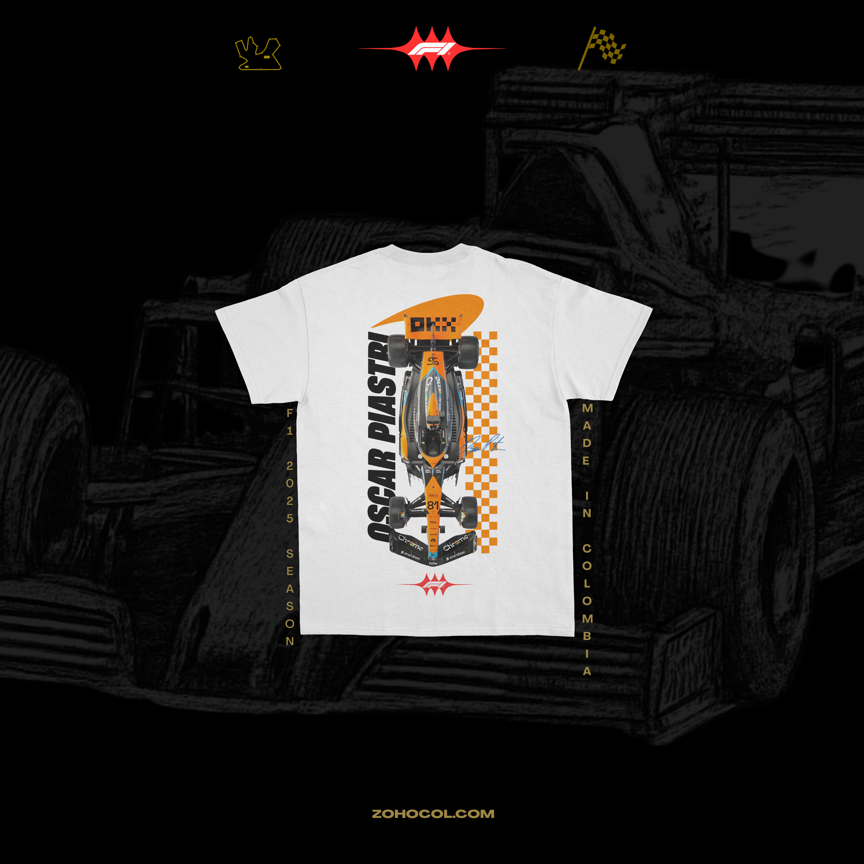 Camiseta Oscar Piastri