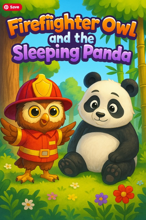 Firefighter Owl and the Sleeping Panda