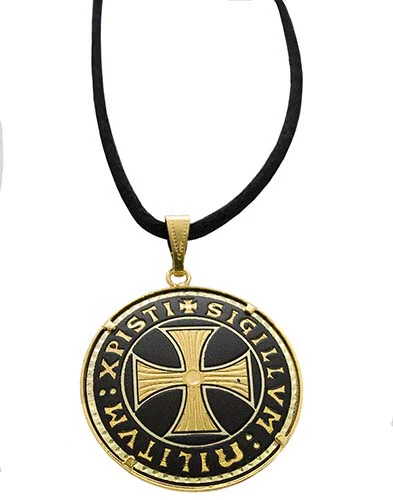 Templar Cross Pendant Necklace