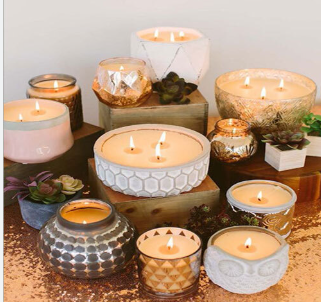 INTERBEST | Soy Wax Scented Candles (Handmade, Unique Indian Scents)