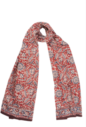 INTERBEST | Block-printed cotton scarves
