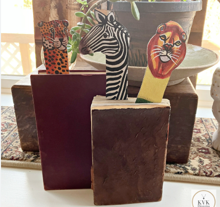 INTERBEST | Hand-painted Leather Bookmarks