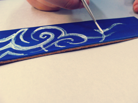 INTERBEST | Hand-painted Leather Bookmarks