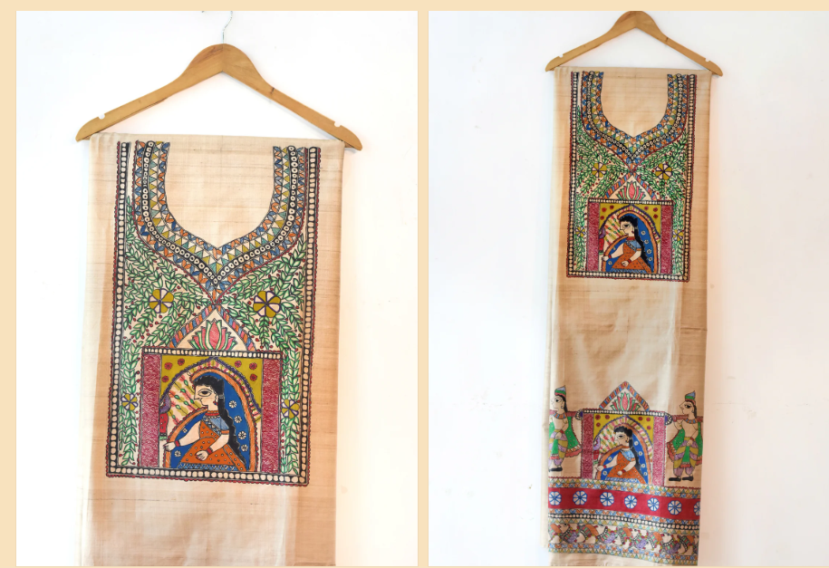 INTERBEST | Madhubani painted fabric