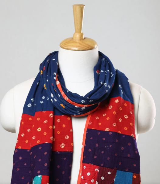 INTERBEST | Bandhani Tie-Dye Scarves