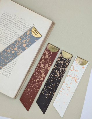 INTERBEST | Hand-painted Leather Bookmarks
