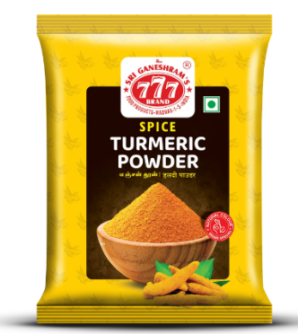 INTERBEST | Organic Turmeric Powder (Small, Branded Packs)