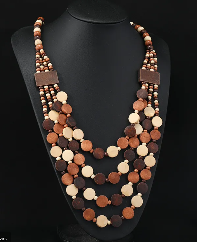 INTERBEST | Wooden Bead Necklaces