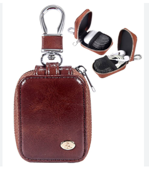 INTERBEST | Mini Leather Pouches for Earphones