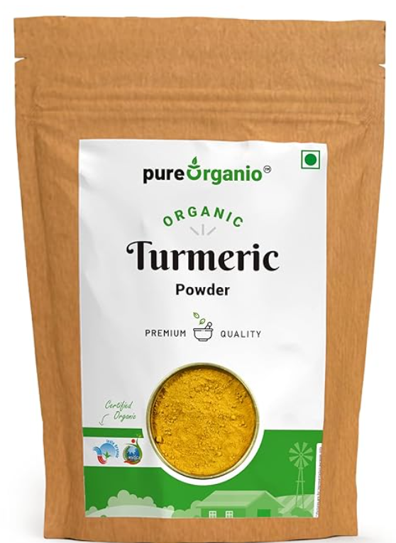 INTERBEST | Organic Turmeric Powder (Small, Branded Packs)