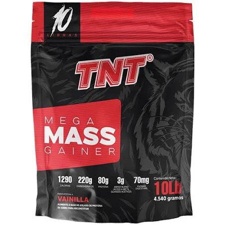 TNT Mega Mass Gainer Vainilla 10 lb