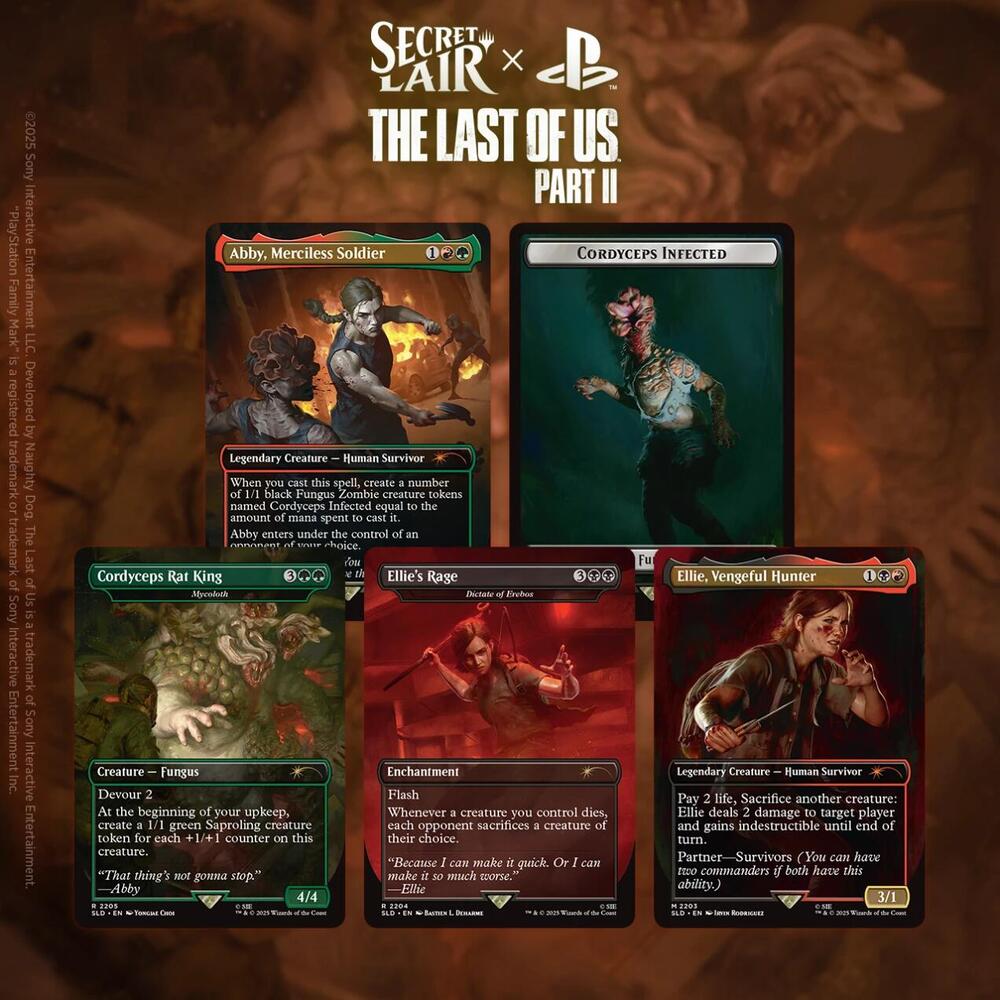 Secret Lair x The Last of Us Part II Card Set