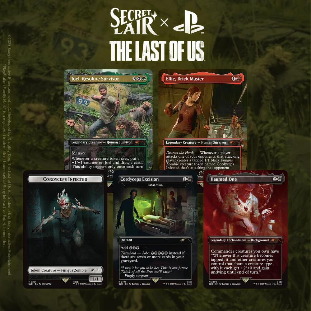Secret Lair x PlayStation: The Last of Us Card Set