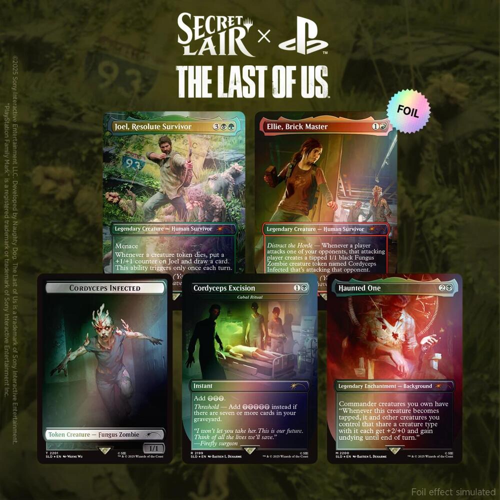Secret Lair x PlayStation: The Last of Us Card Set