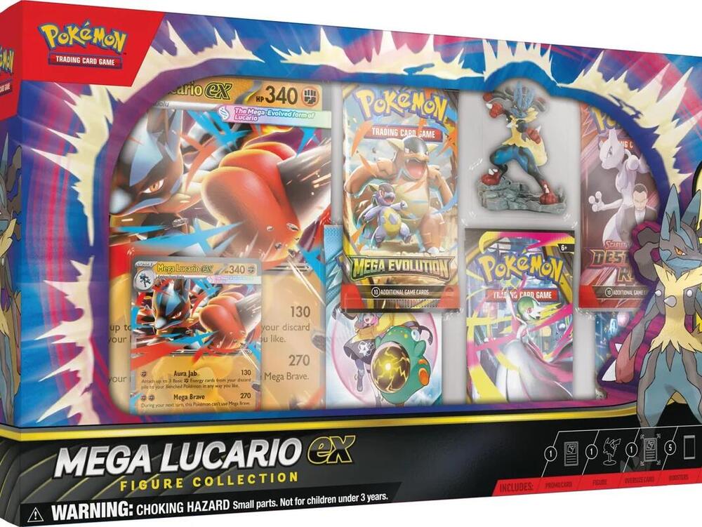 Pokémon Mega Lucario EX Figure Collection