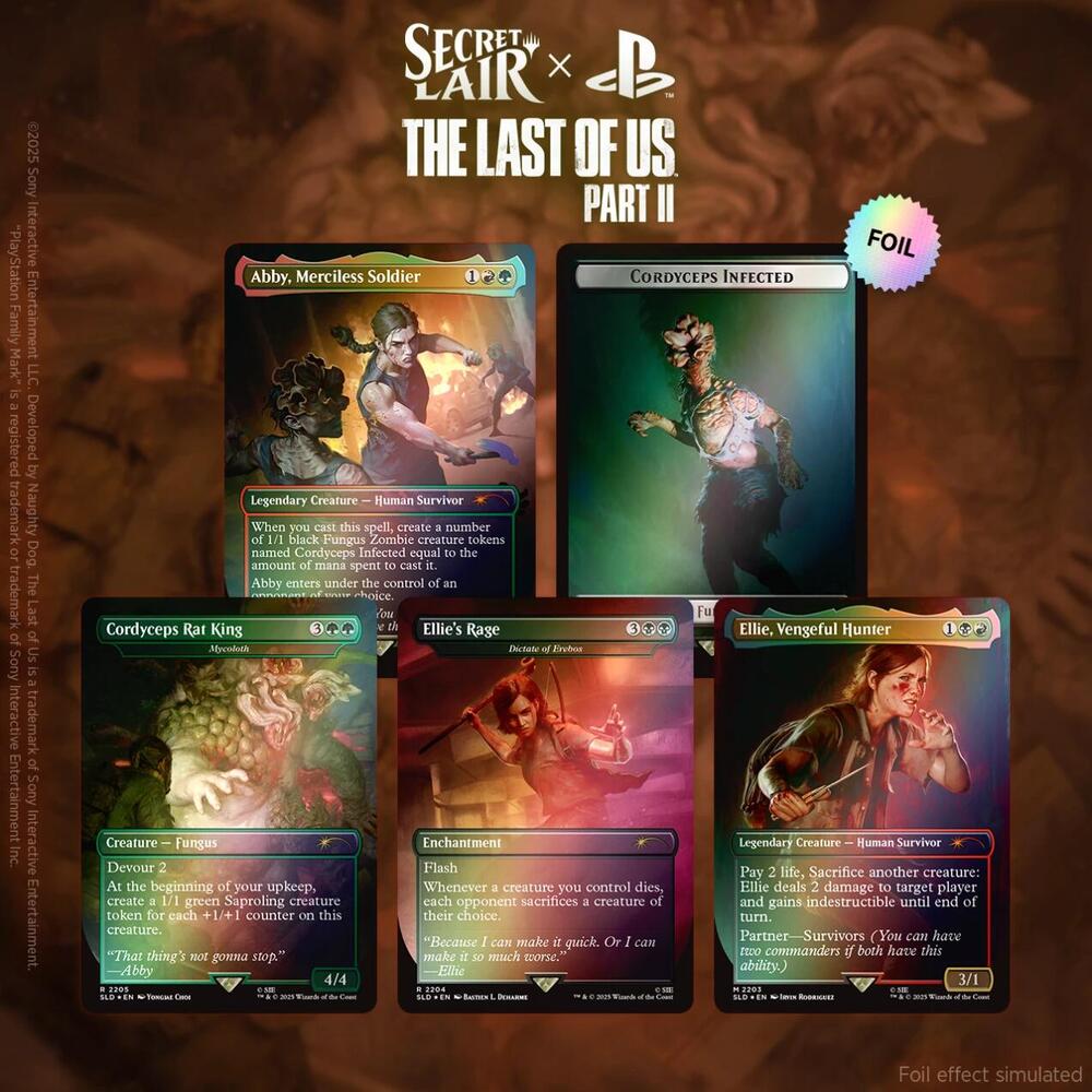Secret Lair x The Last of Us Part II Card Set