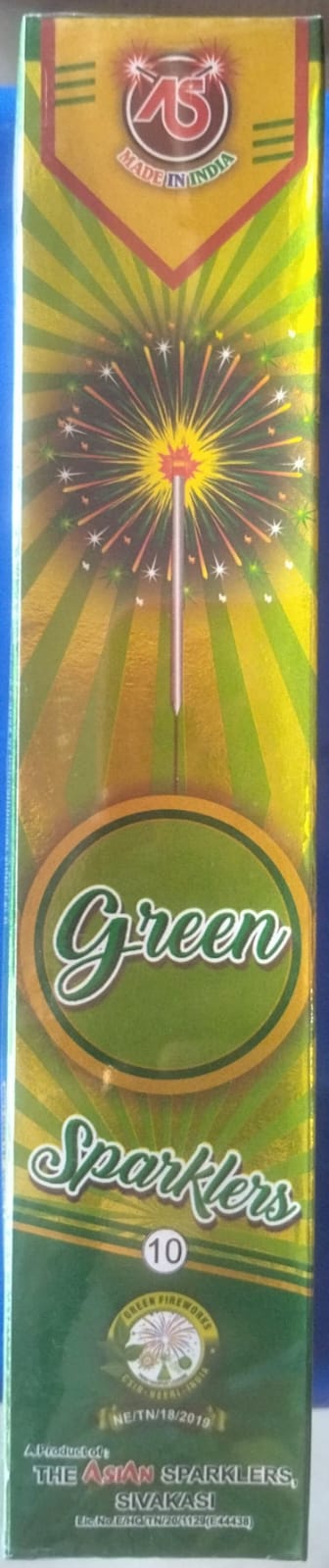 10 Cm Green Sparklers