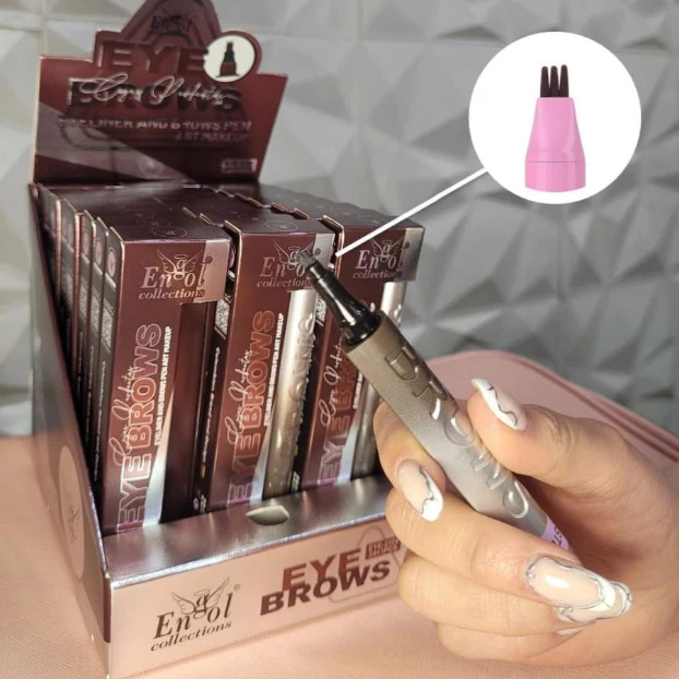 Lápiz de cejas multifunción