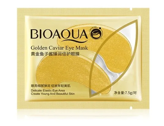 Mascarilla de ojos de caviar dorado