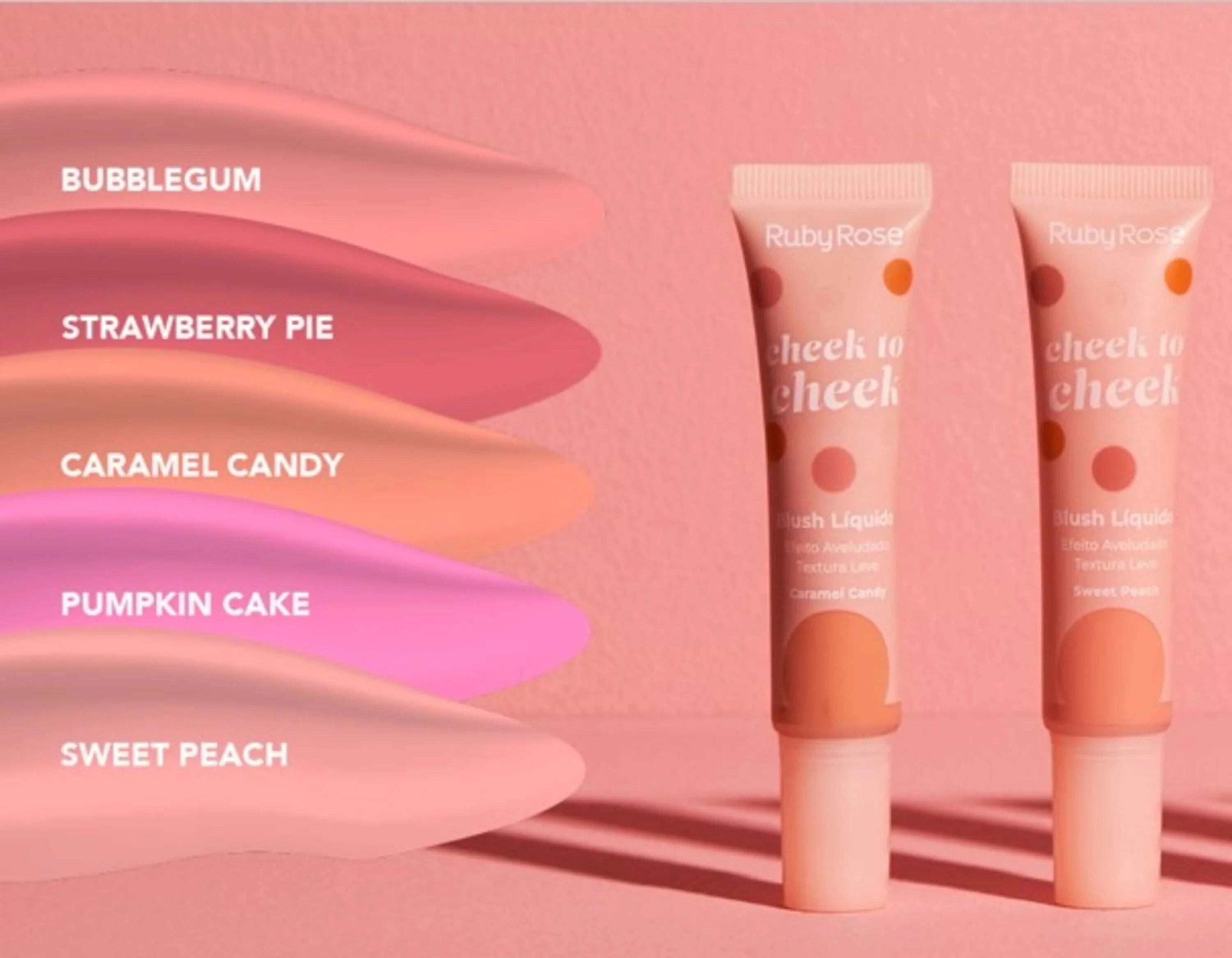 Rubor líquido Ruby Rose Cheek to Cheek Bubblegum