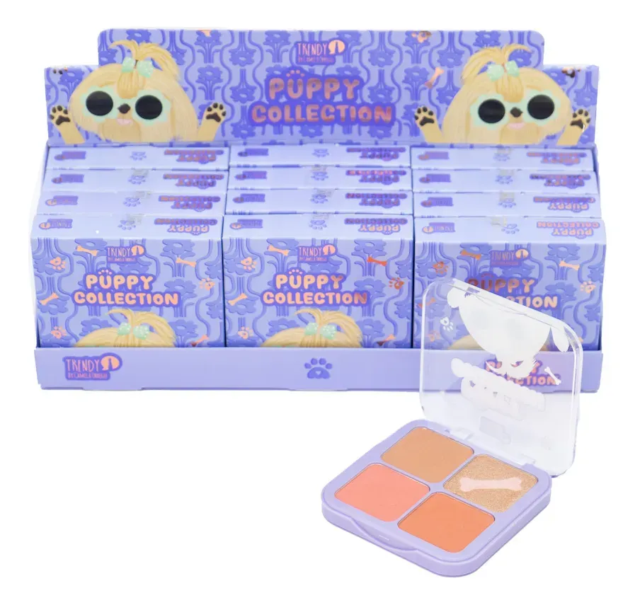 CONTORNO RUBOR E ILUMINADOR PUPPY COLLECTION TRENDY