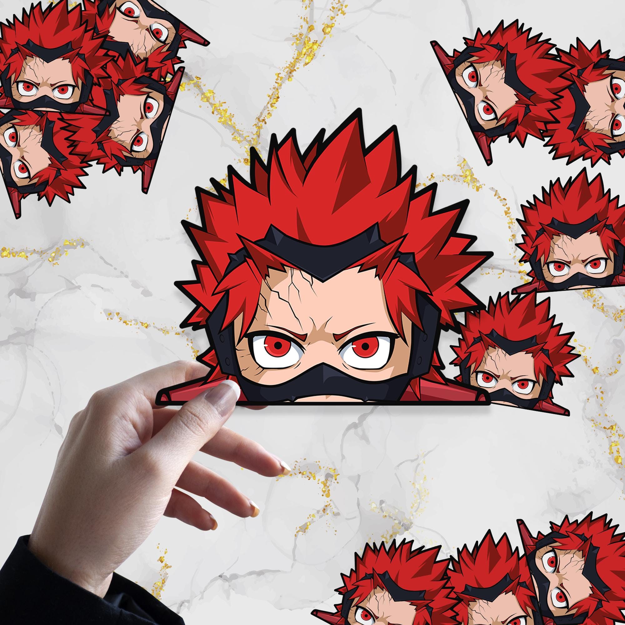 Rage Guard Waterproof Anime Peeker Sticker 