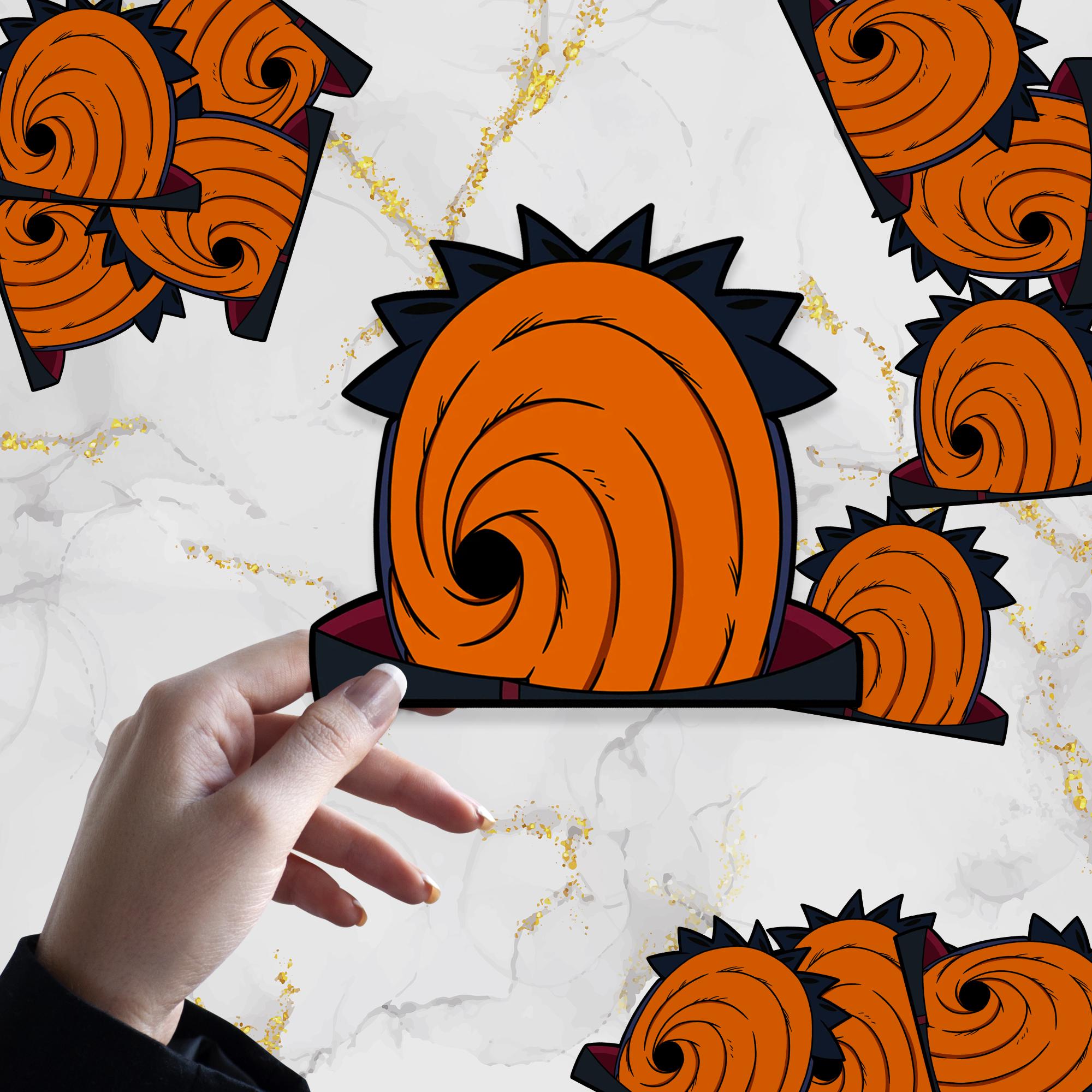 Masked Shinobi Waterproof Anime Peeker Sticker 