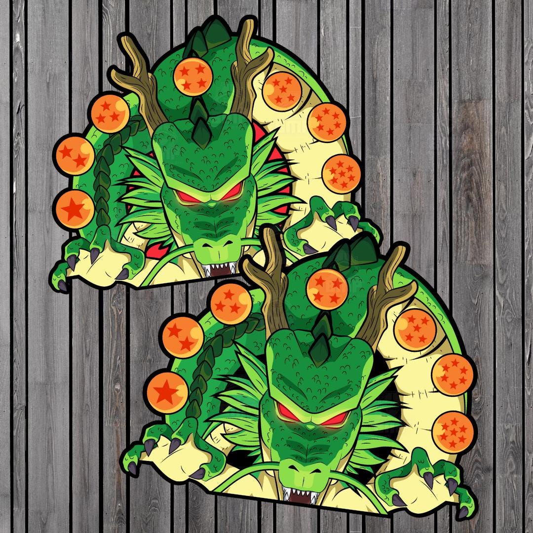 Serpent of Wishes Waterproof Anime Peeker Sticker 