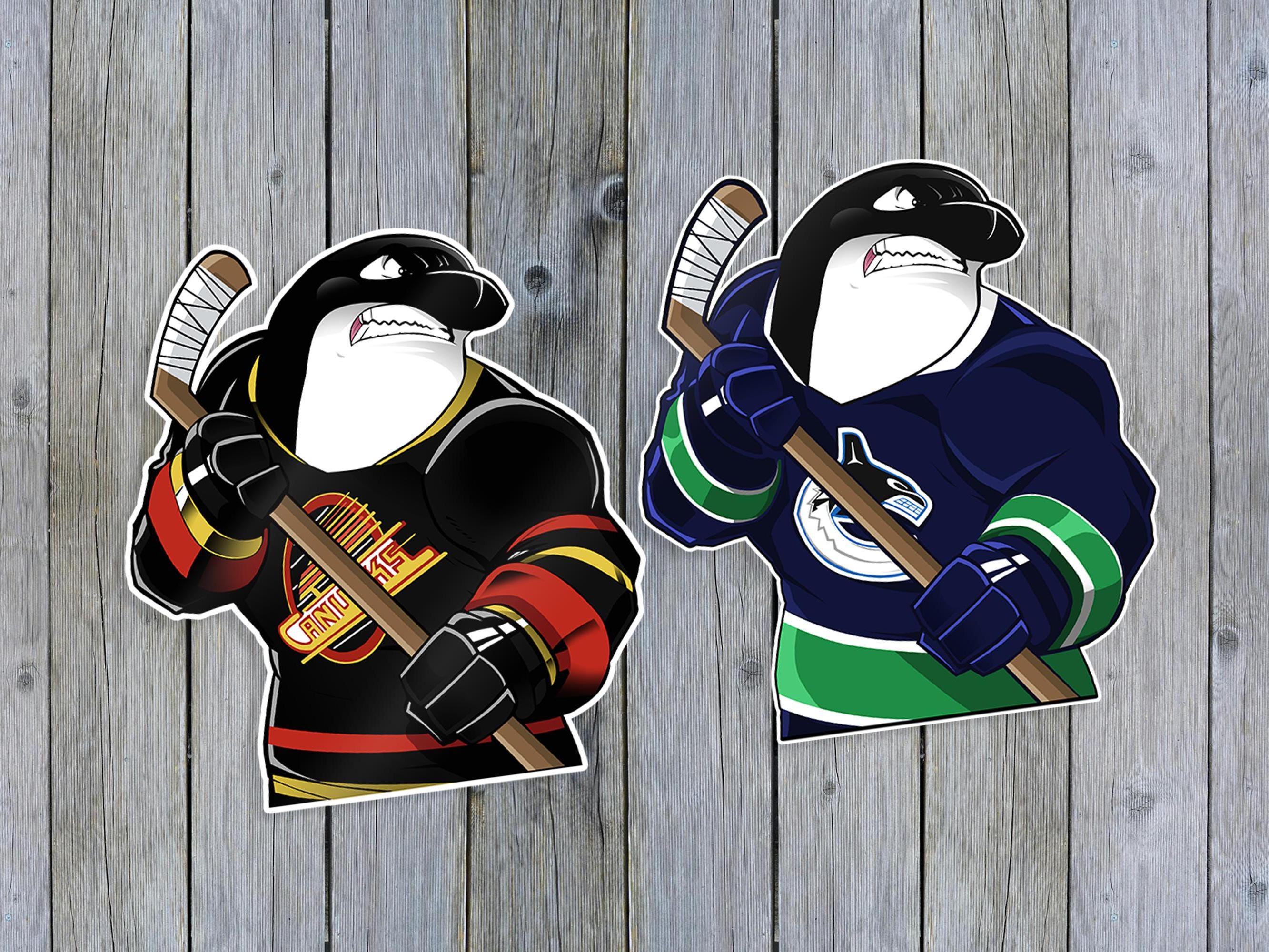 Vancouver Hockey Waterproof Peeker Stickers 