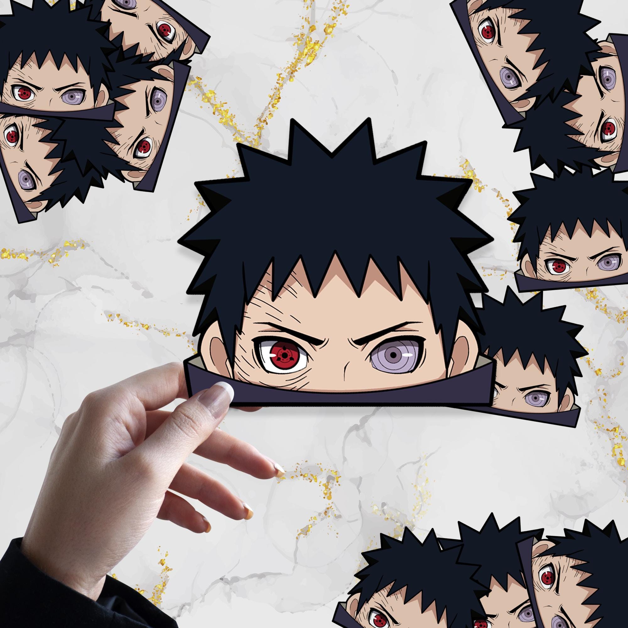 War-Torn Shinobi Waterproof Anime Peeker Sticker 