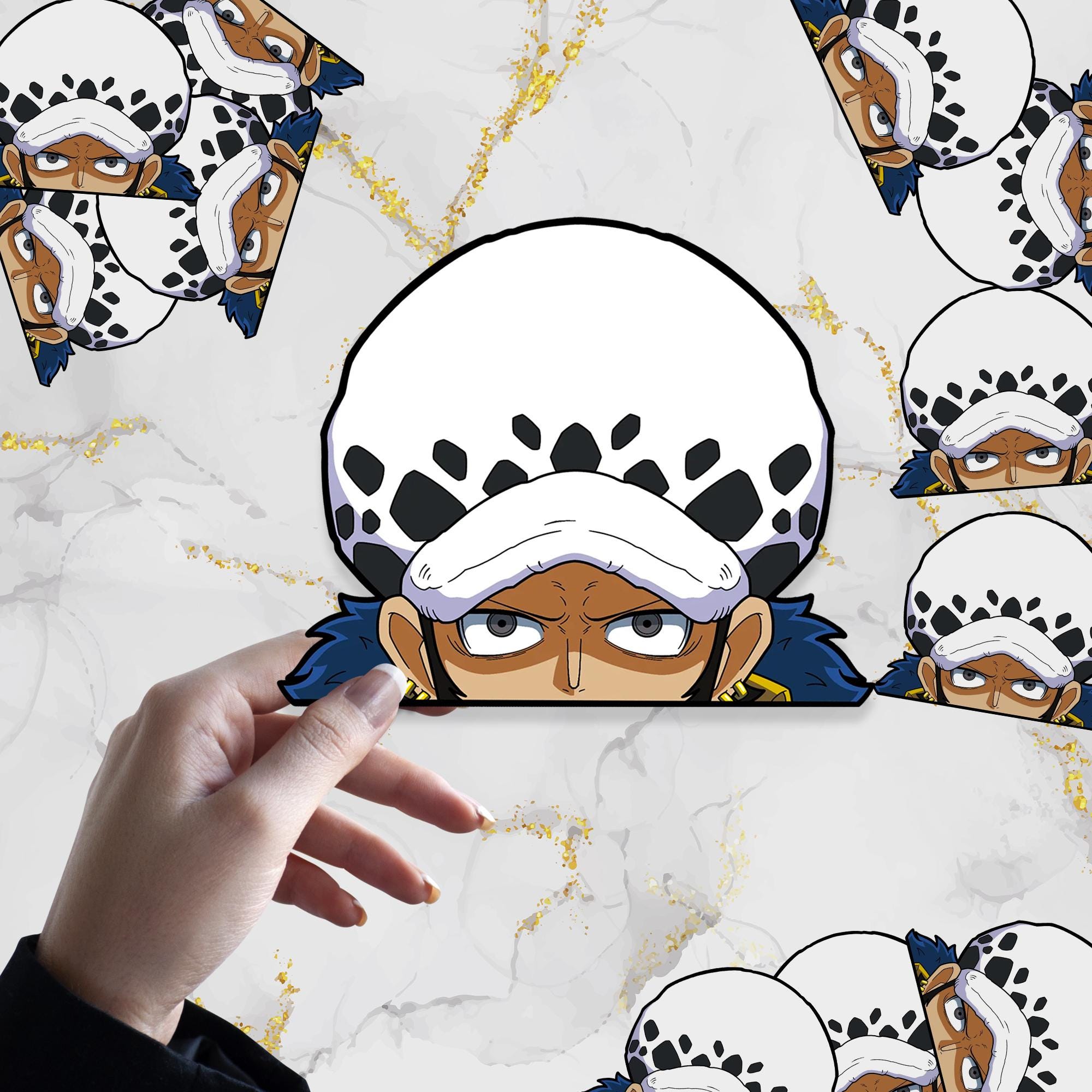 Surgeon Pirate Waterproof Anime Peeker Sticker 