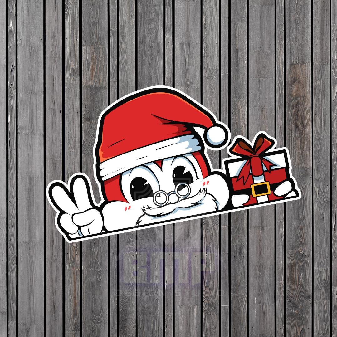 Santa Jollibee Peace Sign V2