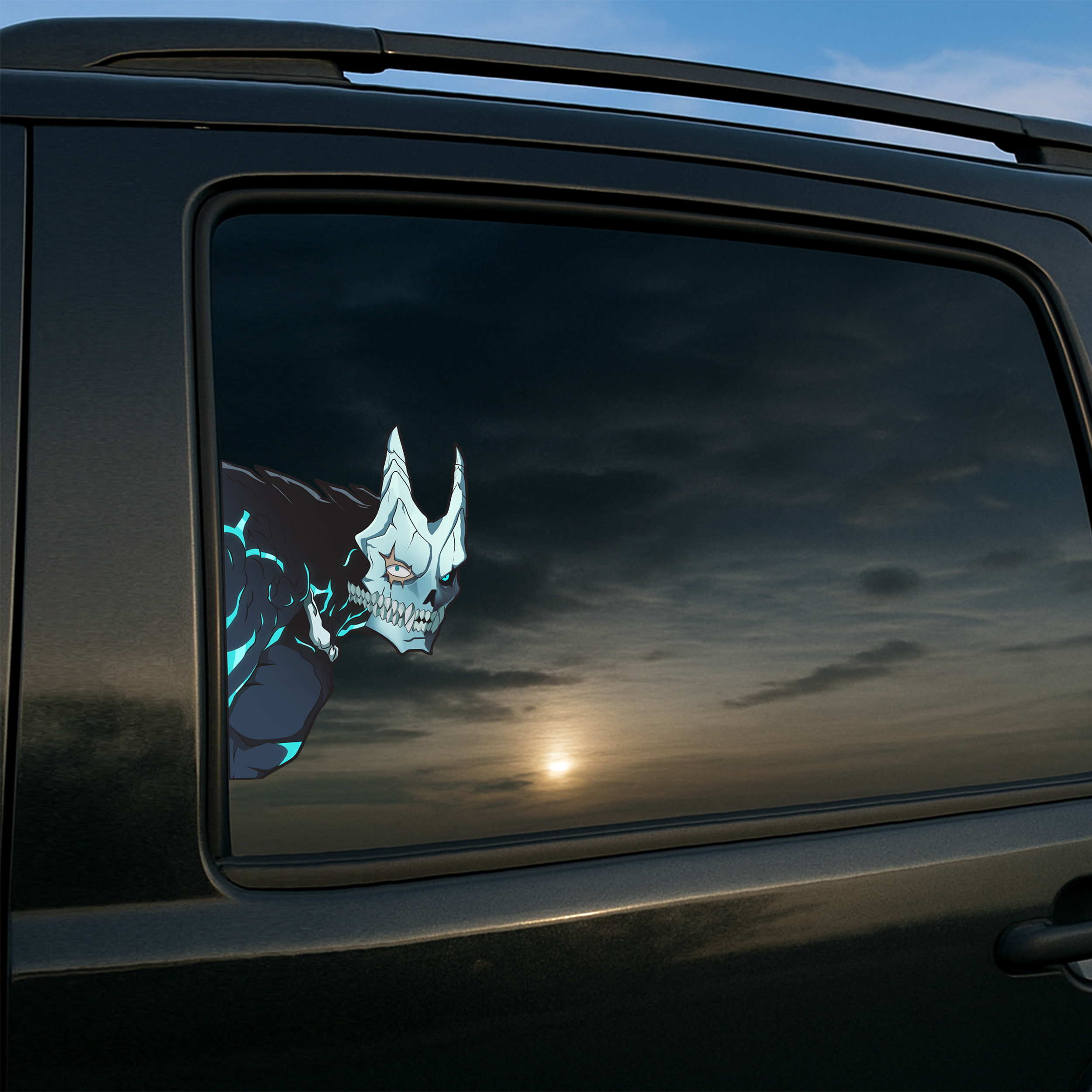 Kaiju Titan Premium Anime Peeker Sticker