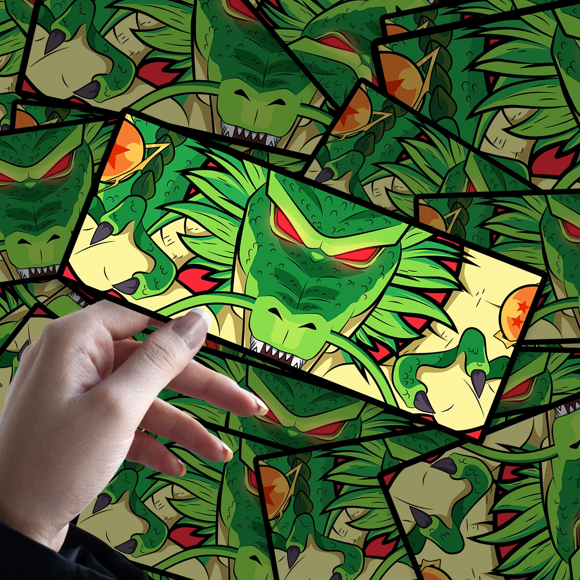 DBZ - Slap Stickers - Waterproof Anime Vinyl Car Stickers