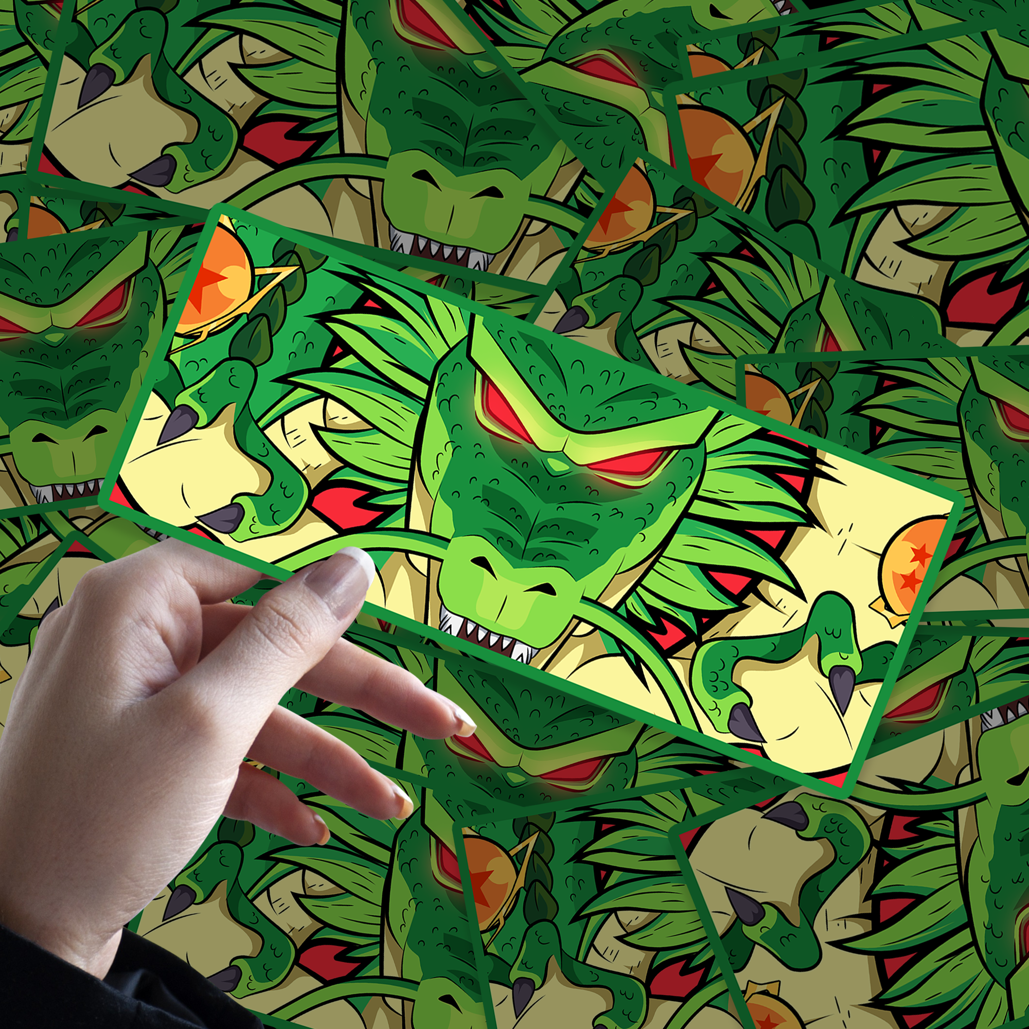 DBZ - Slap Stickers - Waterproof Anime Vinyl Car Stickers