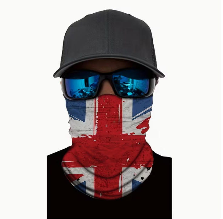 Britain Flag Union Jack Bandana Headband – Breathable & Versatile Outdoor Headwear