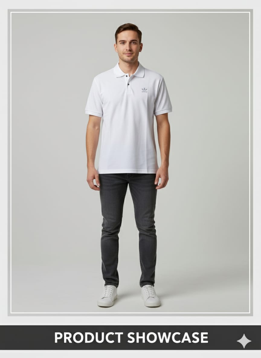 Classic White Polo Shirt